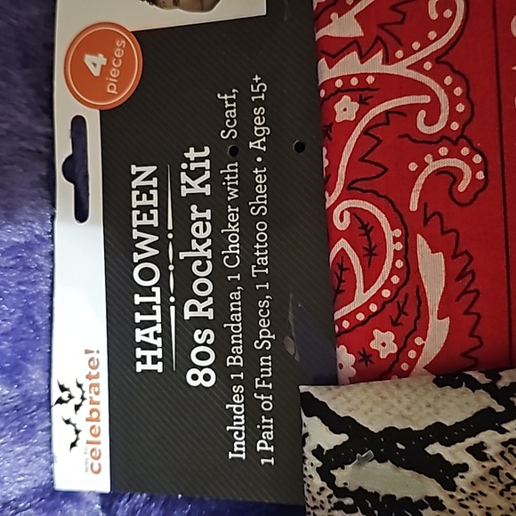 80s Rocker Kit Halloween Custume - Picture 7 of 9